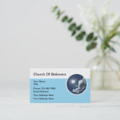 教会信者キリスト教名刺 名刺 (スタンド正面)
