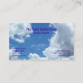 教会十字の名刺 名刺 (裏面)