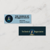 教会名刺。  カスタマイズして下さい スキニー名刺 (正面/裏面)