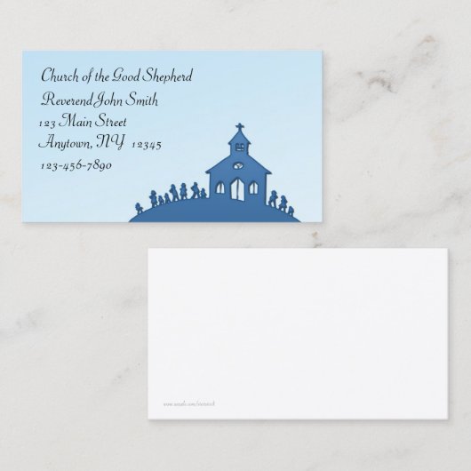 教会名刺 名刺 (正面/裏面)