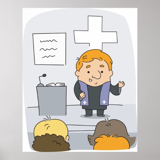 教会大臣の説教 ポスター (正面)