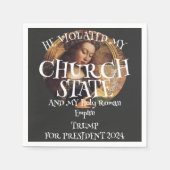 教会州と神聖ローマ帝国 スタンダードカクテルナプキン (正面)