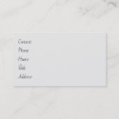 教会建築レトロモノクロ宗教 名刺 (裏面)