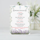 教会式案内カード エンクロージャーカード (スタンド正面)