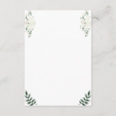 教会式案内カード エンクロージャーカード (裏面)