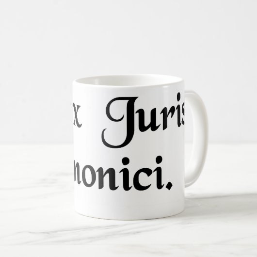 教会法の本 コーヒーマグカップ (正面右)