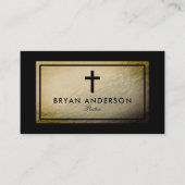 教会牧師の名刺 名刺 (正面)