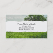 教会牧師の宗教名刺 名刺 (裏面)