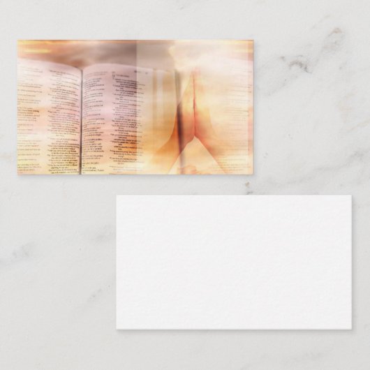 教会牧師の牧師の名刺 名刺 (正面/裏面)