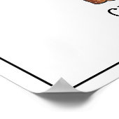 教会特有の(素晴らしい)おもしろいグルメチュロス芸術 ポスター (角)