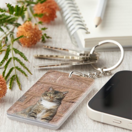 教会猫 キーホルダー (正面右)