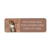 教会猫 ラベル (正面)