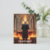 教会祈のトランプアンチ – キリスト ポストカード (スタンド正面)