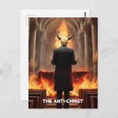 教会祈のトランプアンチ – キリスト ポストカード (正面/裏面)
