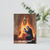 教会祈のトランプアンチ – キリスト ポストカード (スタンド正面)