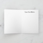 教会秘書の感謝の日カード カード (内部)