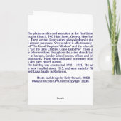 教会窓 カード (裏面)