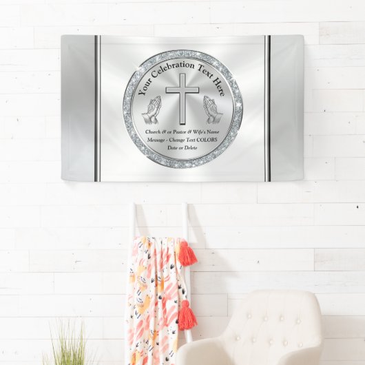 教会素晴らし旗、任意の大事な行事 横断幕 (インサイチュ)