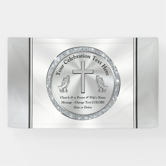 教会素晴らし旗、任意の大事な行事 横断幕 (横)