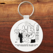 教会結婚の牧師は誓いを立てることができない キーホルダー (正面)