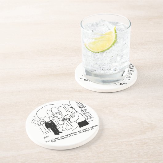 教会結婚の牧師は誓いを立てることができない コースター (側面)