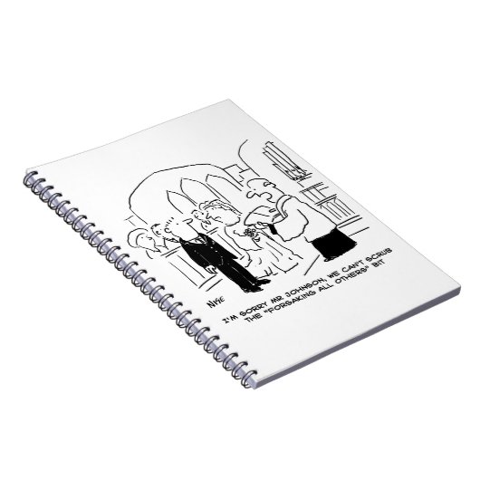 教会結婚の牧師は誓いを立てることができない ノートブック (右側)