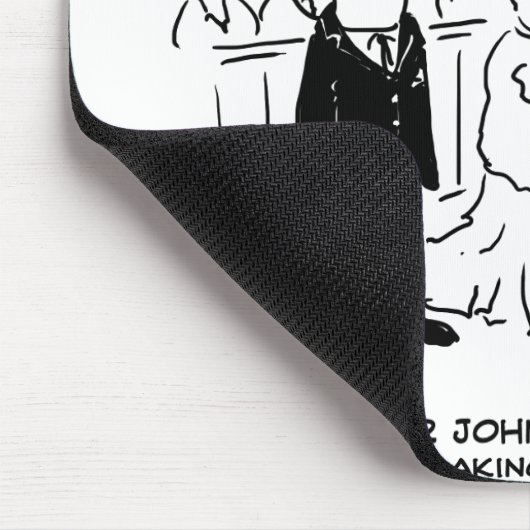 教会結婚の牧師は誓いを立てることができない マウスパッド (コーナー)