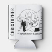 教会結婚の牧師は誓いを立てることができない 缶クーラー (裏面)