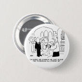 教会結婚の牧師は誓いを立てることができない 缶バッジ (正面&裏面)