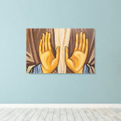 教会絵画の手 キャンバスプリント (インサイチュ (ウッドフロア))