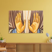 教会絵画の手 キャンバスプリント (インサイチュ (リビング))