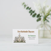 教会託児所の名刺 名刺 (スタンド正面)