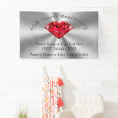 教会記念日の旗かあなたのお祝い 横断幕 (インサイチュ)