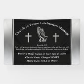 教会記念日または牧師の記念日のバナー 横断幕 (横)