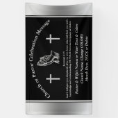 教会記念日または牧師の記念日のバナー 横断幕 (縦)