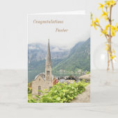 教会記念日カード折りグリーティングカード カード (黄色い花)