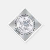 教会記念日ナプキンス、牧師の感謝、 スタンダードカクテルナプキン (角)