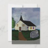 教会記念日招待状 招待状 (裏面)