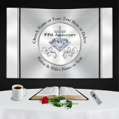 教会記念日飾アイディアパーソナライズされた 横断幕