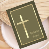 教会調整招待状クロス招待状 招待状