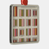 教会調節、統計的な米国の石版 メタルオーナメント (右)