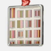 教会調節、統計的な米国の石版 メタルオーナメント (左)