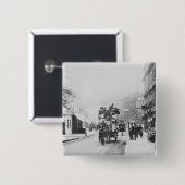 教会通り、ケンジントンc.1906の眺め 缶バッジ (正面&裏面)