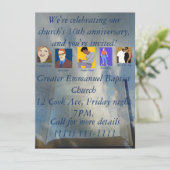 教会10周年 招待状 (スタンド正面)