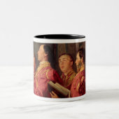 教会1870年の聖歌隊員 ツートーンマグカップ (中央)