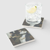 教会1882年の3人の女性 ストーンコースター (横)