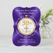 教会50周年記念/教会50周年記念/教会50周年記念結婚祭 招待状 (スタンド正面)