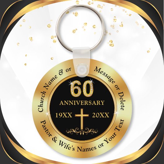 教会60周年記念または60周年記念 キーホルダー