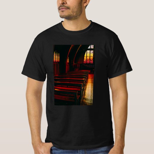 教会,クリスチャン,イエス,神,聖書 Tシャツ (正面)