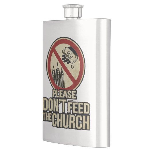 教会-フラスコ--を食べ物を与えないで下さい フラスク (左)